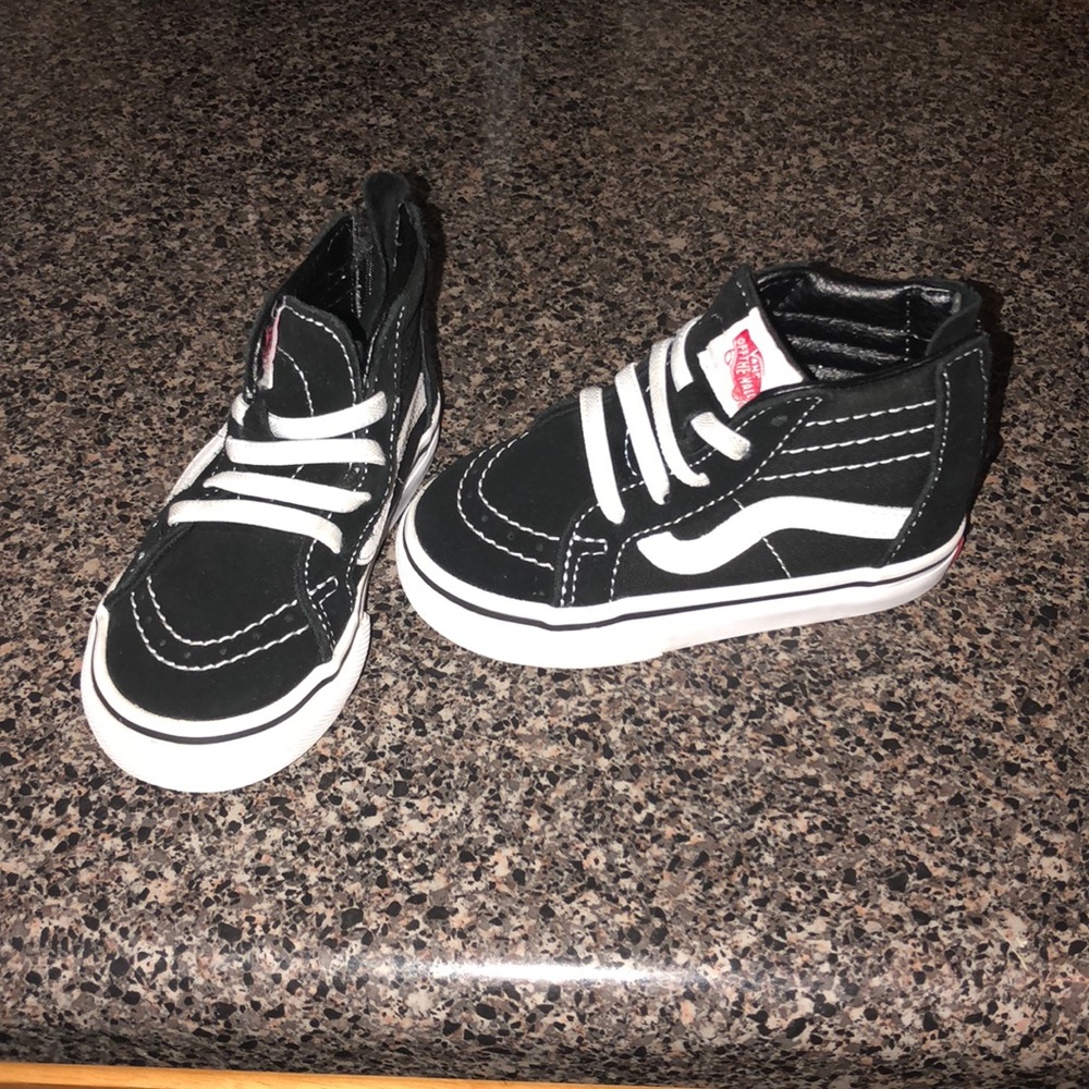 Vans toddlers SK8 Hi Zip black/white
